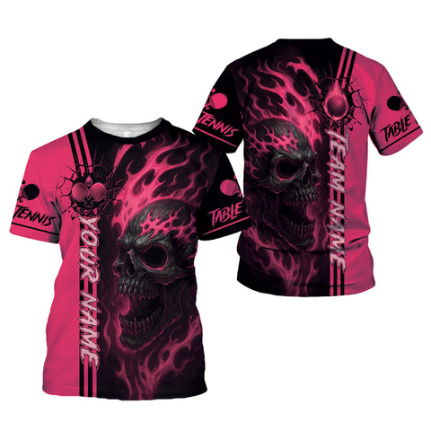 Personalized Table Tennis 3D Shirt Name Team's Name, Table Tennis Shirts, Funny Shirts for Team, Men Women unisex 3D shirt