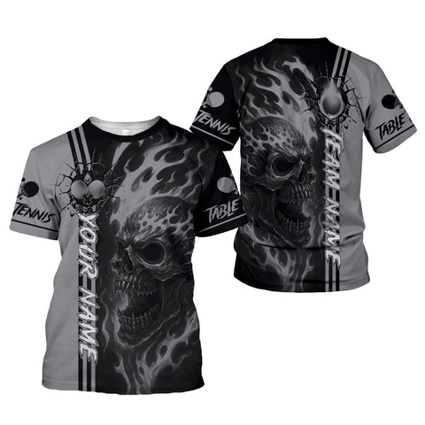 Personalized Table Tennis 3D Shirt Name Team's Name, Table Tennis Shirts, Funny Shirts for Team, Men Women unisex 3D shirt
