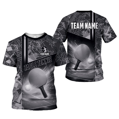 Personalized Name Team's Name Table Tennis 3D Shirt, Table Tennis Shirts for Team, Men Women sport shirt