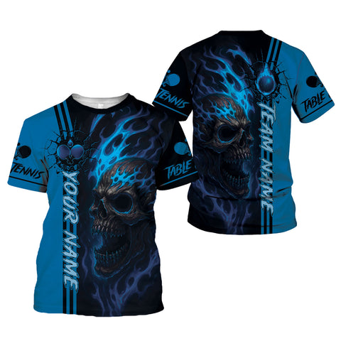 Personalized Table Tennis 3D Shirt Name Team's Name, Table Tennis Shirts, Funny Shirts for Team, Men Women unisex 3D shirt