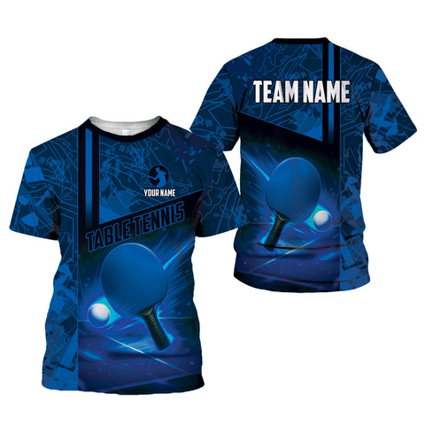 Personalized Name Team's Name Table Tennis 3D Shirt, Table Tennis Shirts for Team, Men Women sport shirt