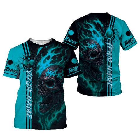 Personalized Table Tennis 3D Shirt Name Team's Name, Table Tennis Shirts, Funny Shirts for Team, Men Women unisex 3D shirt