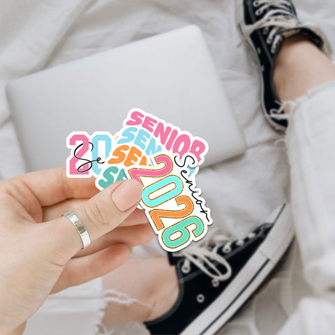 (10PCS) Graduation Senior 2026 Sticker 3in, Sticker For Student, Graduation Class Of 2026 Gift, College Student Decoration For Laptop Planner Kindle