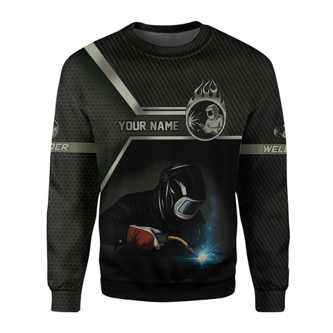 Personalized Name Welder 3D Shirt, Welder shirt Gift for Men, Welding 3D All Printed Shirt