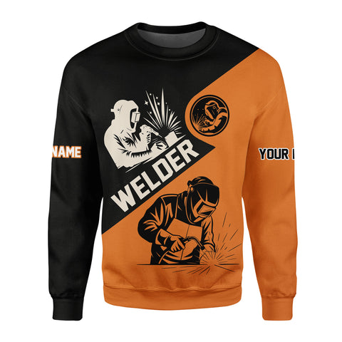 Personalized Name Welder Shirt 3D, Welder shirt Gift for Men, Welding 3D All Printed Shirt