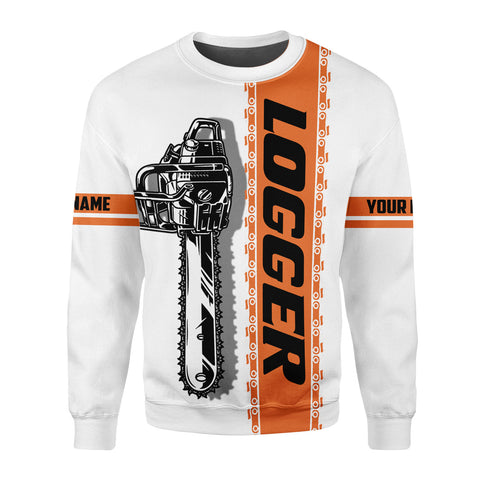 Custom Name Logger 3D Shirt, Arborist gift shirt for men, Short Sleeve unisex Tee Casual Wear