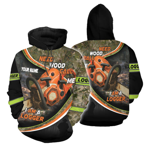 Custom Name Logger 3D Shirt for men, Arborist gift shirt, Short Sleeve unisex Tee Casual Wear