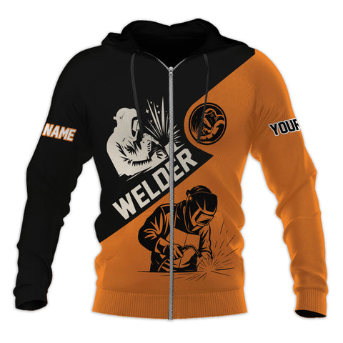 Personalized Name Welder Shirt 3D, Welder shirt Gift for Men, Welding 3D All Printed Shirt