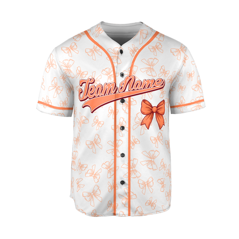 Personalized Name Girly Bow Jerseys, 3D Shirts for Women, Custom Name Gifts shirt for her
