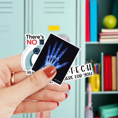 10PCS Rad Tech Stickers 3in, Radiology Stickers, Xray Tech Decals for Water Bottle and Laptop - Radiology Party Favors & Decorations, Waterproof Vinyl Medical sticker
