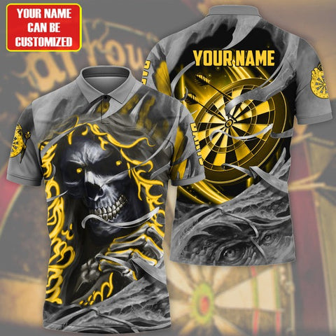 Mostprints Reaper Darts All Over Printed Personalized Name Unisex 3D Shirt