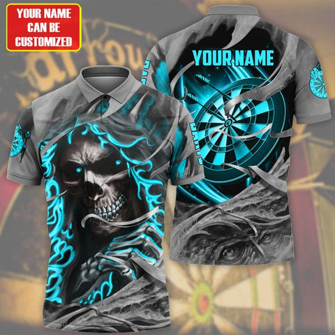 Mostprints Reaper Darts All Over Printed Personalized Name Unisex 3D Shirt