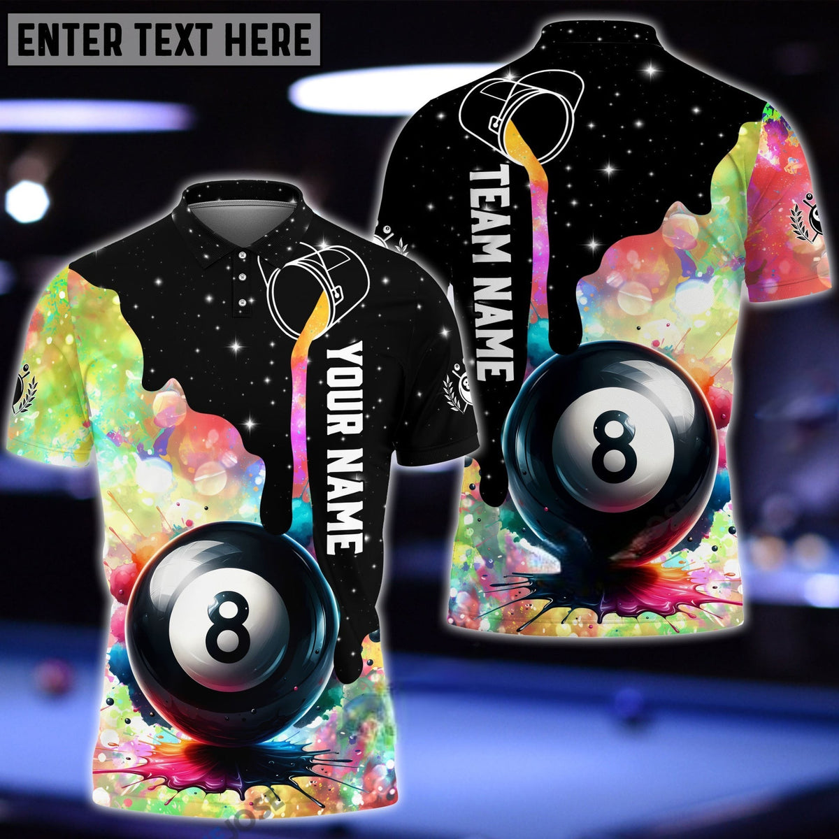 Mostprints Billiard Magic Art Personalized Name 3D Shirt