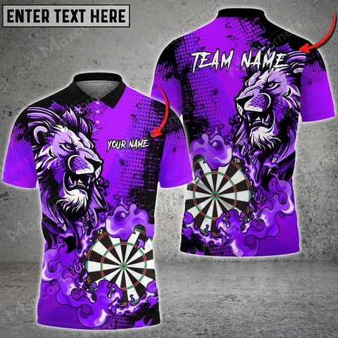 Mostprints Darts Lion King Dartboard Multicolor Option Customized Name, Team Name 3D Shirt