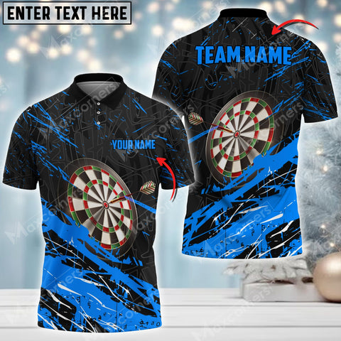 Mostprints Style Darts Multicolor Option Personalized Your Name 3D Shirt (4 Colors)
