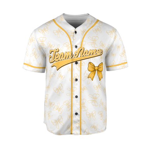 Personalized Name Girly Bow Jerseys, 3D Shirts for Women, Custom Name Gifts shirt for her
