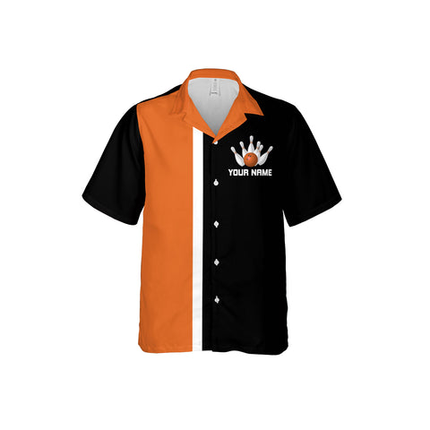 Personalized Name Bowling Hawaiian Shirts for Men and Women, Bowling Hawaii Shirts for Team Bowling, Bowling fan Gift