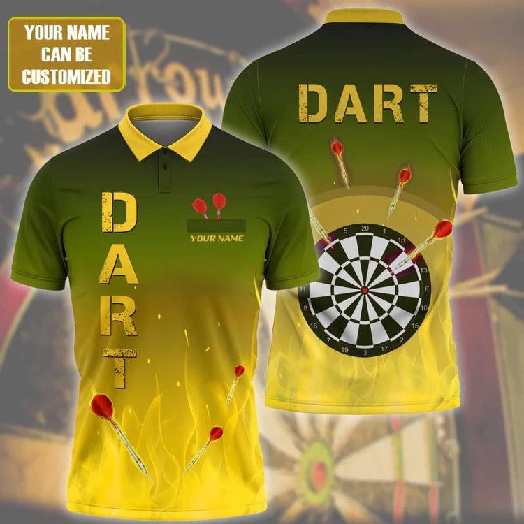 Mostprints Darts For Team Design Multicolor Option Customized Darts Polo Shirt