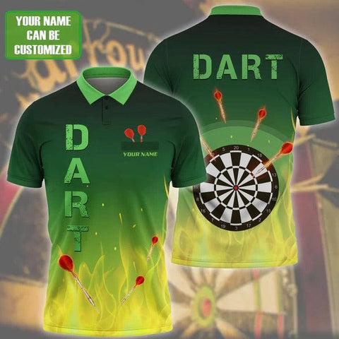 Mostprints Darts For Team Design Multicolor Option Customized Darts Polo Shirt