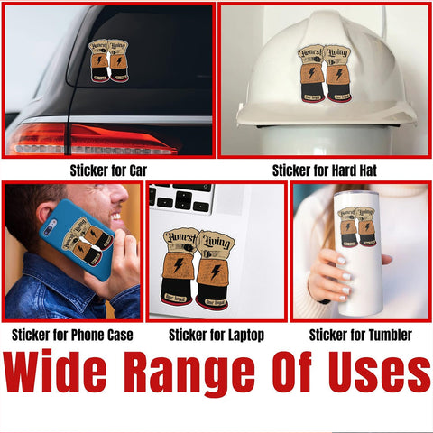 Royal Electrical Lineman Blue Collar Sticker, Waterproof Vinyl Sticker for Hard Hat Laptop Water Bottle Phone Case