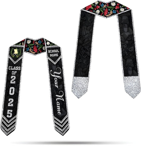 Personalized Guatemalan Graduation Sash, Custom Guatemala Flag Stole, Guatemala Graduation Stole Class of 2025