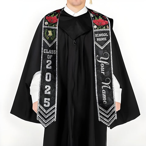 Personalized Guatemalan Graduation Sash, Custom Guatemala Flag Stole, Guatemala Graduation Stole Class of 2025