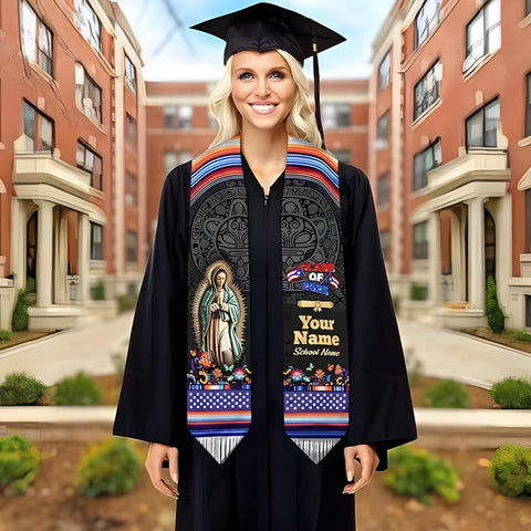 Custom Puerto Rico Graduation Sash 2025, Puerto Rican Graduation Sash, Puerto Rico Graduation Stole Class Of 2025
