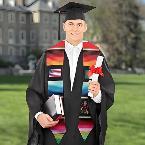 Mexican Graduation Sash 2025 Gift, Mexico Graduation Stole Class Of 2025, Graduation 2025 Stole Mexican American