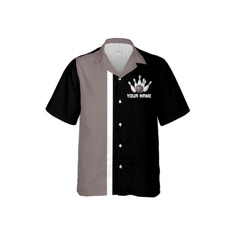 Personalized Name Bowling Hawaiian Shirts for Men and Women, Bowling Hawaii Shirts for Team Bowling, Bowling fan Gift