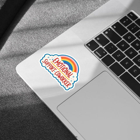 Motivation Sticker, Emotional support coworker sticker, Waterproof Vinyl Sticker for Book Laptop Water Bottle Phone Case