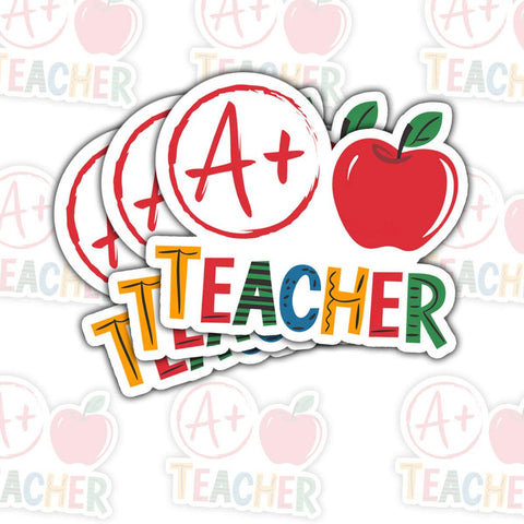 Proud Teacher Inspirational Teacher sticker, Gift for Teachers, 3 inches Waterproof Vinyl Sticker for Book Laptop Water Bottle Phone Case