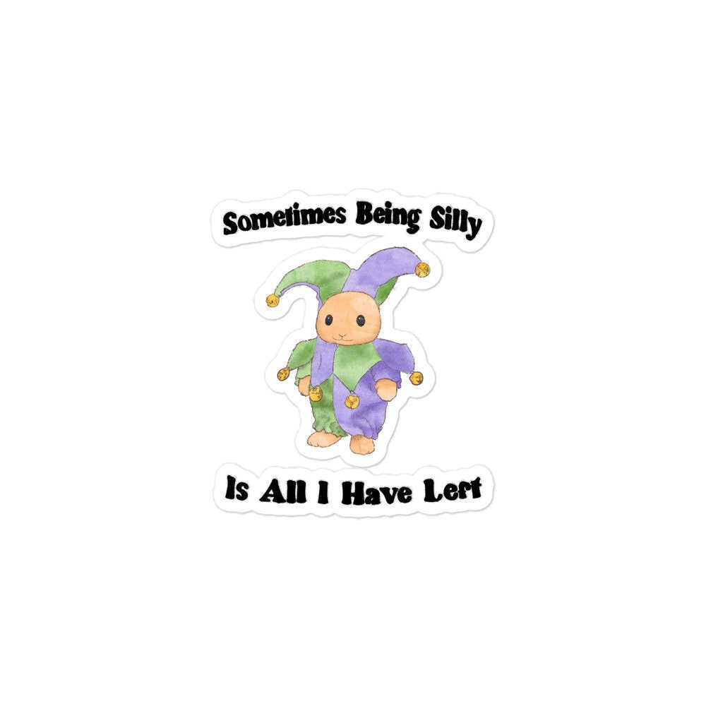 Being Silly Bubble-free stickers