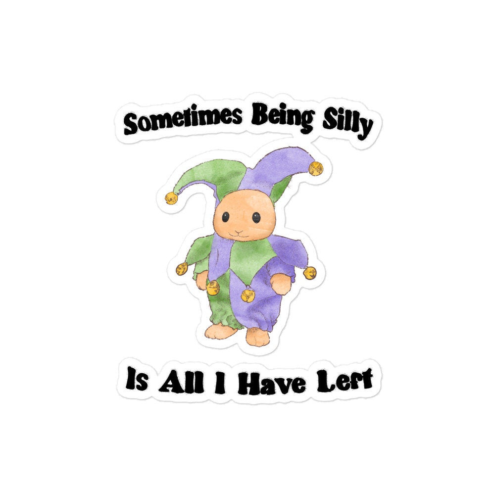Being Silly Bubble-free stickers