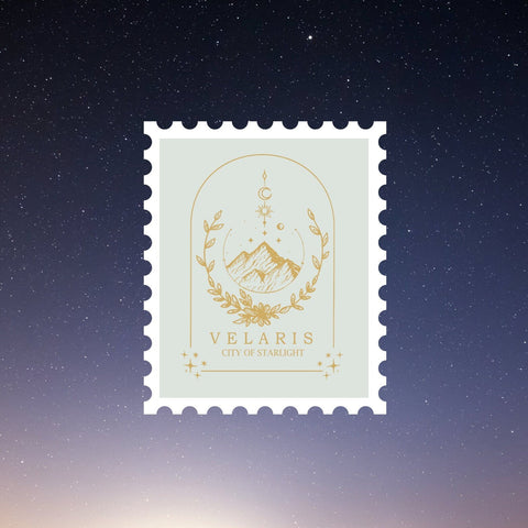 Velaris Stamp Sticker VINYL STICKER City of Starlight ACOTAR Sarah J Maas A Court of Thorns And Roses