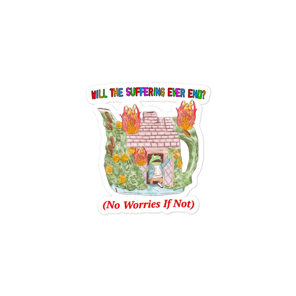 No Worries If Not Bubble-free stickers