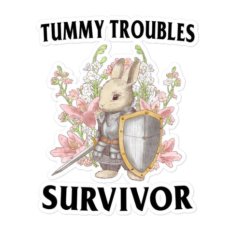 Tummy Troubles Bubble-free stickers