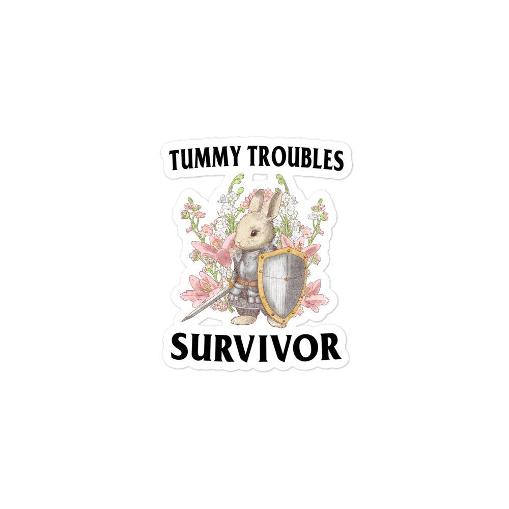 Tummy Troubles Bubble-free stickers