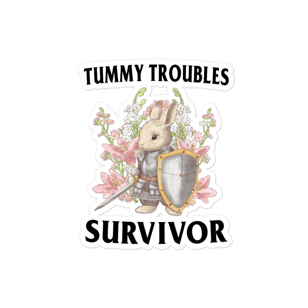 Tummy Troubles Bubble-free stickers