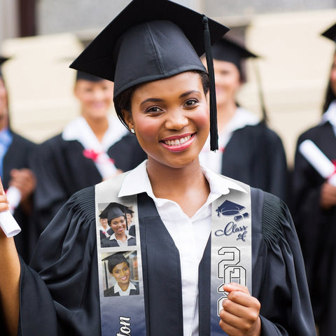 Personalized Congrats 2025 Graduation Stole, Graduation Stole Custom School Name, Your Name, Graduation Sash Gift, Class of 2025 Grad Sash