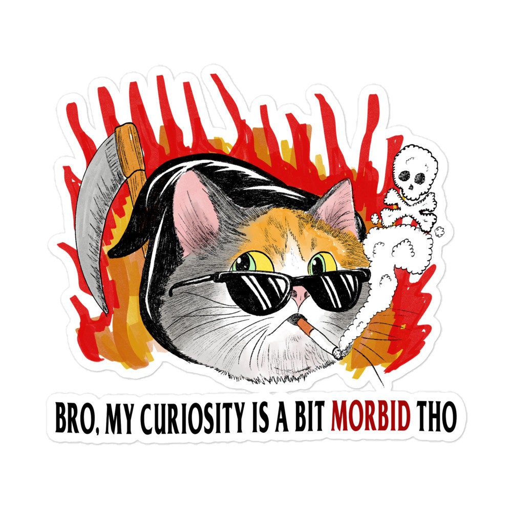 Morbid Curiosity Bubble-free stickers
