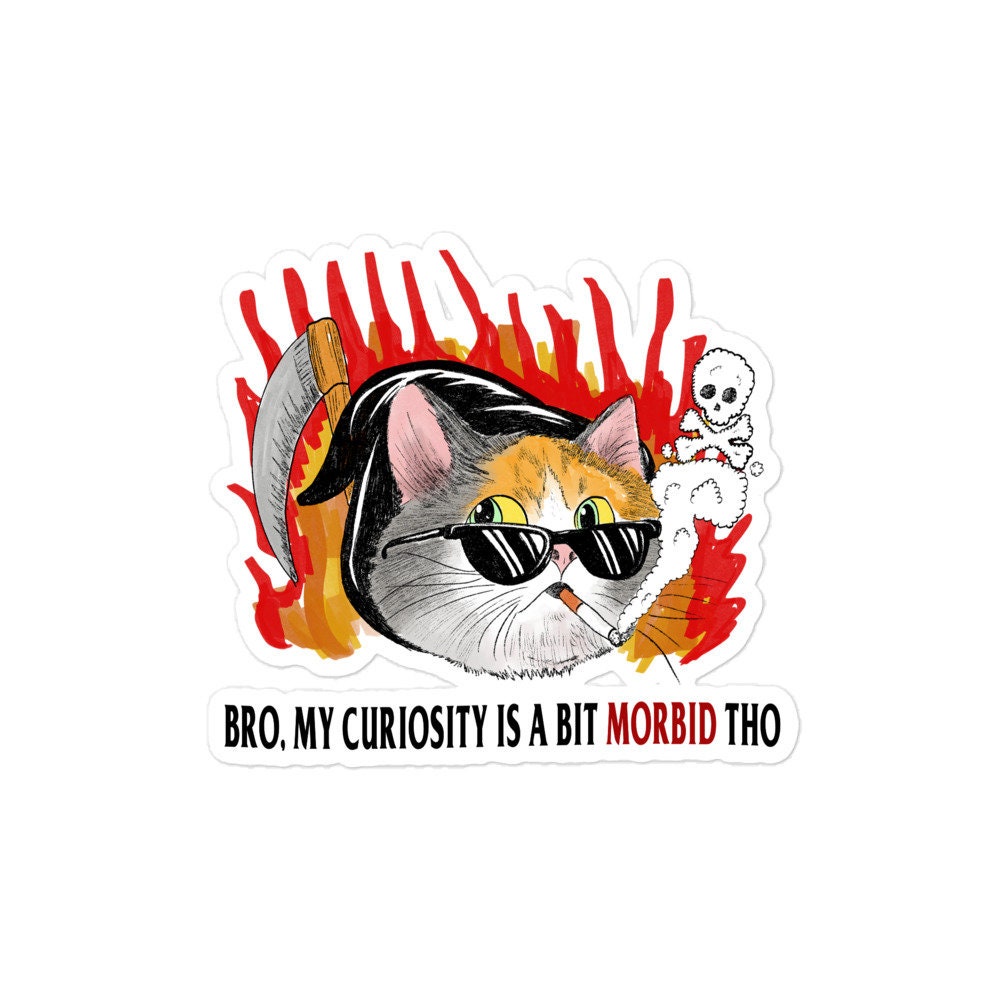 Morbid Curiosity Bubble-free stickers
