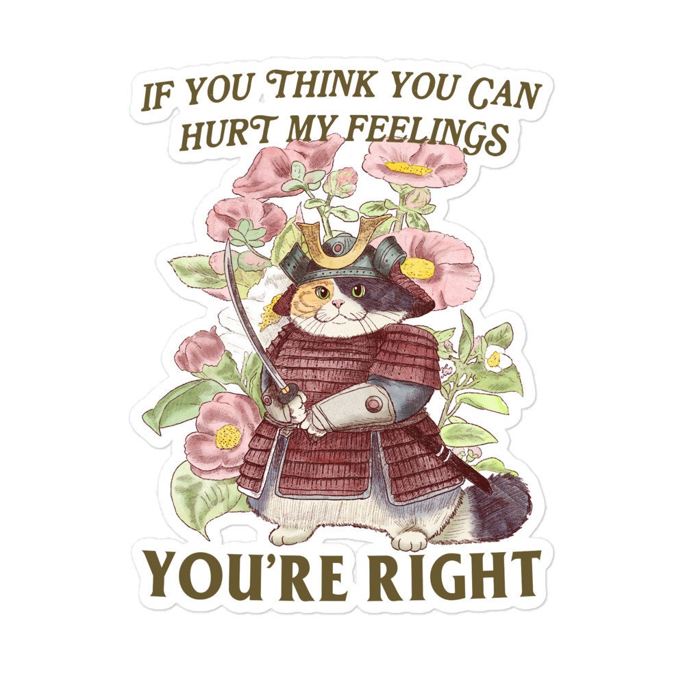 Hurt Feelings Bubble-free stickers