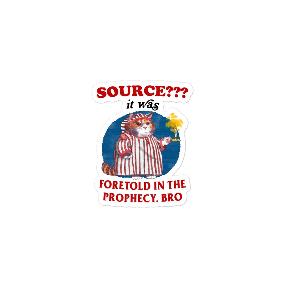 Foretold Bubble-free stickers