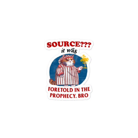 Foretold Bubble-free stickers