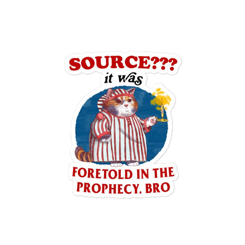 Foretold Bubble-free stickers