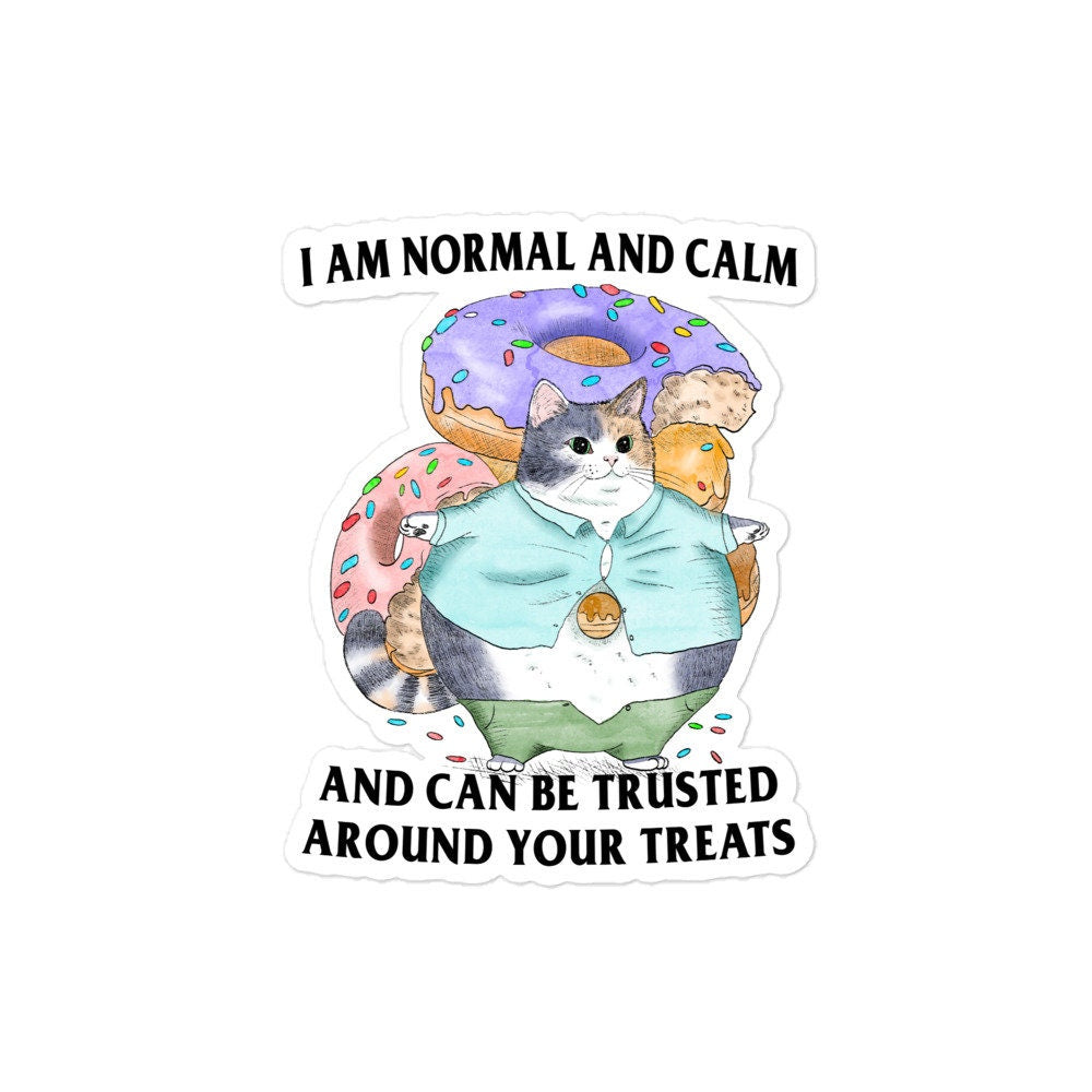 Trusted with Treats Bubble-free stickers