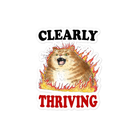 Thriving Bubble-free stickers