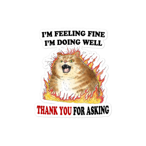 TY For Asking Bubble-free stickers