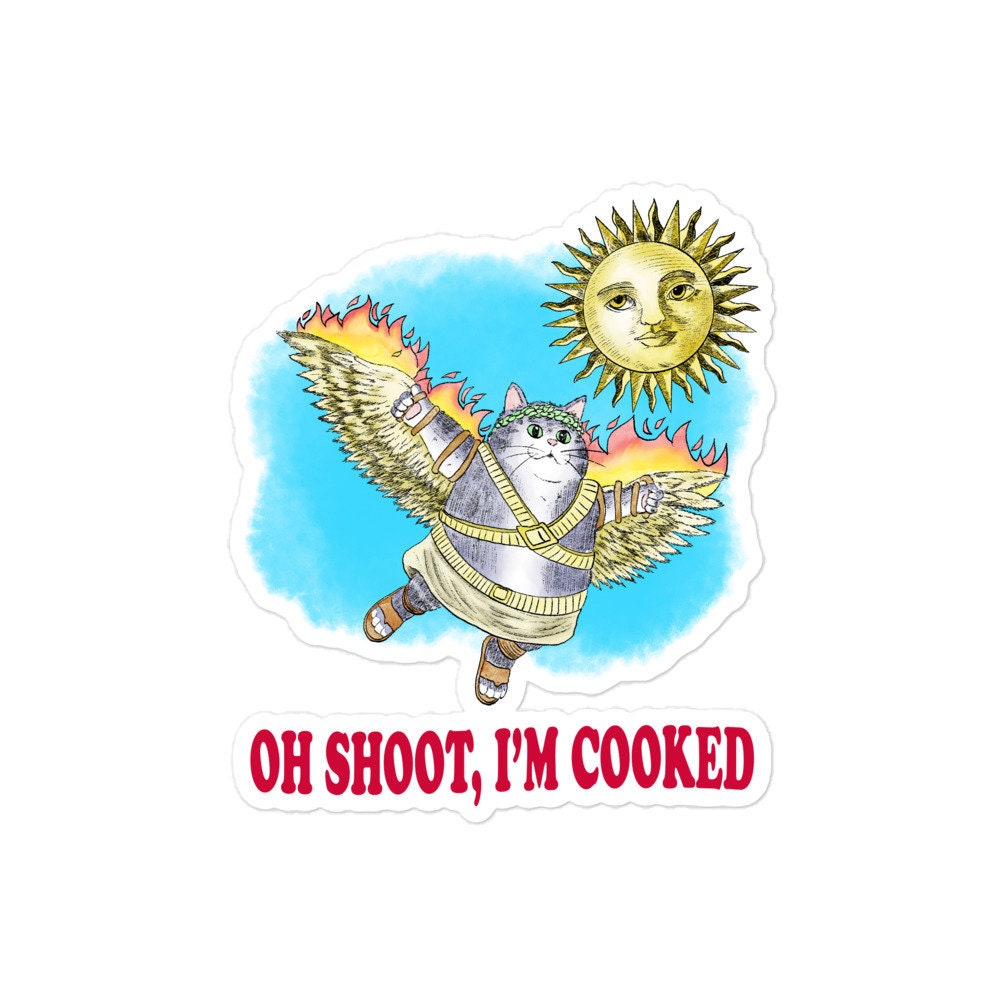 Cooked Bubble-free stickers