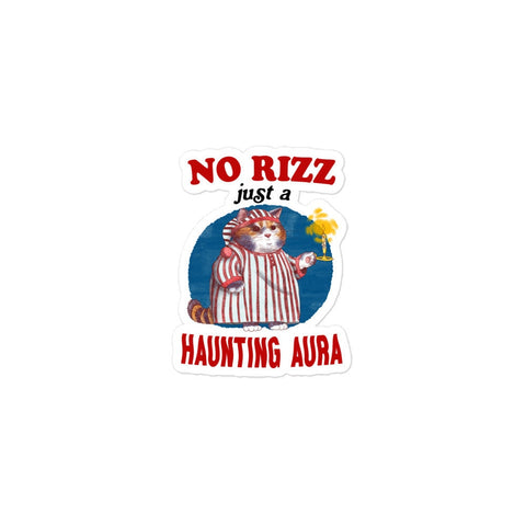 No Rizz Bubble-free stickers